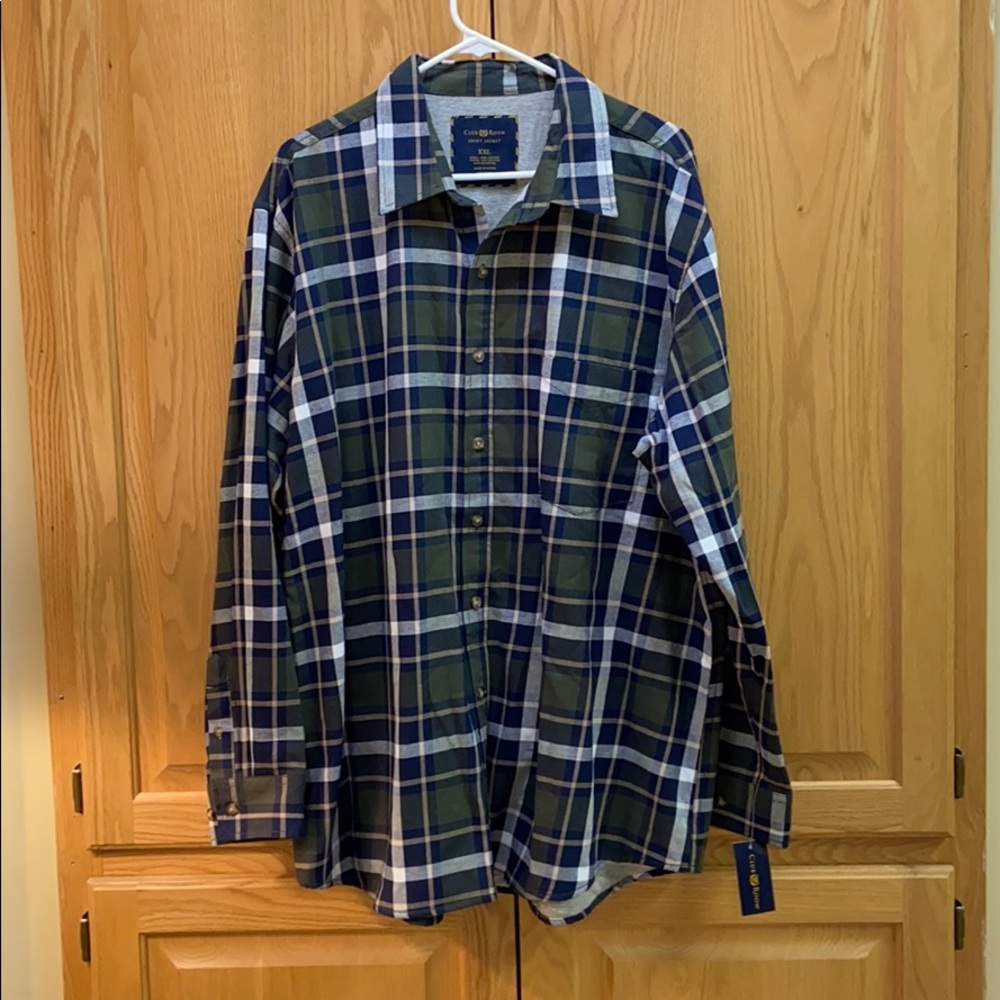 Club Room Plaid Shirt Jacket - NWT